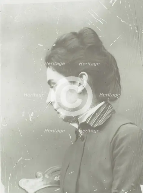 Female portrait, 1880s. Creator: Thomas Eakins.