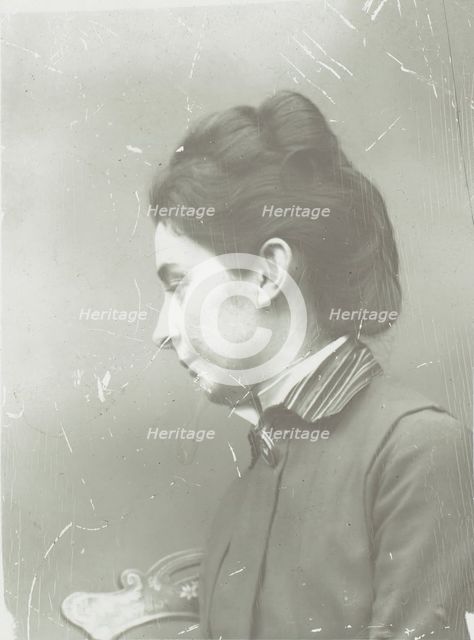 Female portrait, 1880s. Creator: Thomas Eakins.