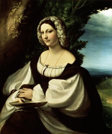 Female portrait c1518. Artist: Correggio