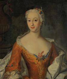 Female portrait, (c1750s). Creator: Johan Horner