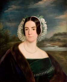 Female Portrait, c1850. Creator: Korneli Szlegel