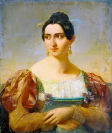 Female portrait, early 19th century. Artist: Italian Master