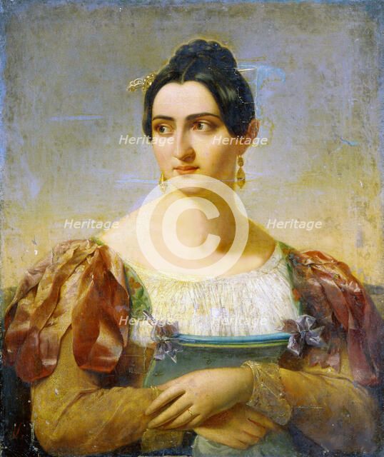 Female portrait, early 19th century. Artist: Italian Master