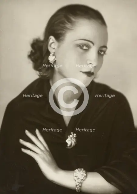 Female Portrait, French, about 1925. Creator: Yva.