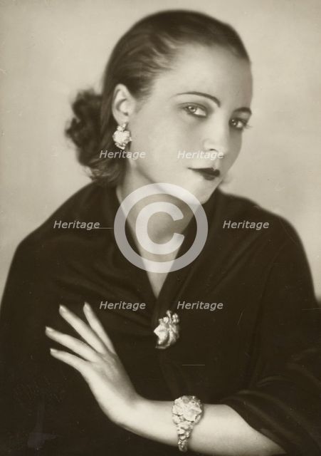 Female Portrait, French, about 1925. Creator: Yva.
