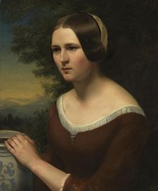 Female portrait, probably between 1845 and 1850. Creator: Hedevig Thorine Christiane Lund