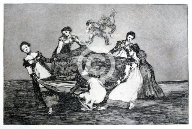 'Female Riddle', 1819-1823. Artist: Francisco Goya