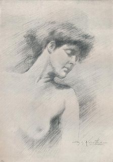 Female Study c1895, (1897). Artist: Robert Fowler