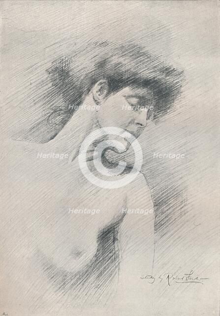 'Female Study', c1895, (1897). Artist: Robert Fowler.