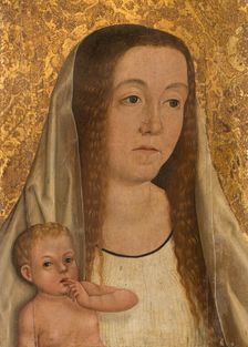 Female Saint with the Christ Child, c1500. Creator: Swabian Master