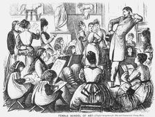 Female School of Art 1874. Creators: Joseph Swain, George du Maurier