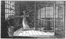 Female silk worker, Spitalfields, London, 1833. Creator: Unknown