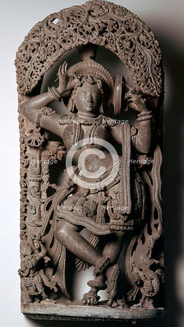 Female temple dancer from Deccan, 12th century. Artist: Unknown