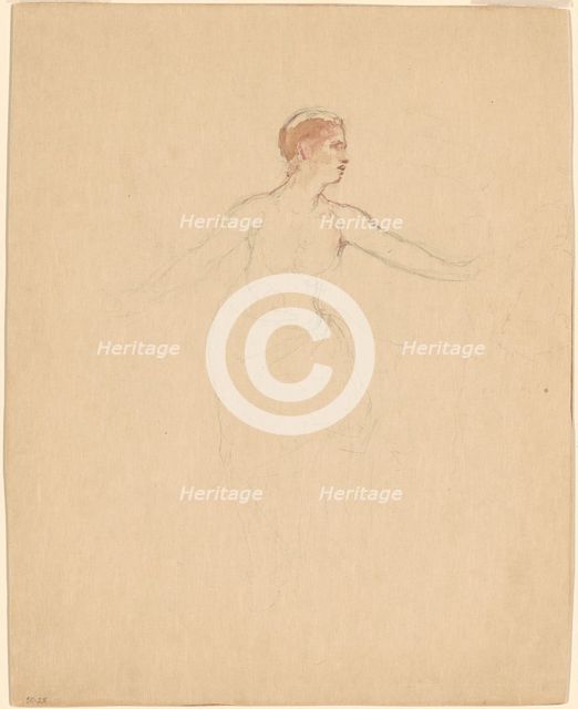 Female Torso, c. 1890-1891. Creator: John La Farge.