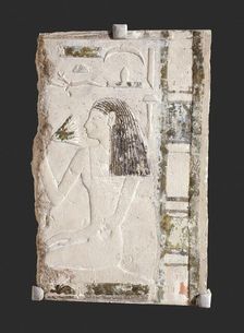 Female with Lotus, 1473-1458 B.C.. Creator: Unknown