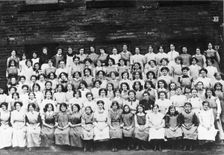 Female workers at Mackintosh’s toffee factory, Halifax, West Yorkshire,1912