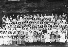 Female workers at Mackintosh’s toffee factory, Halifax, West Yorkshire,1912