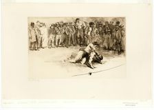 Female Wrestler, 1902. Creator: Edgar Chahine