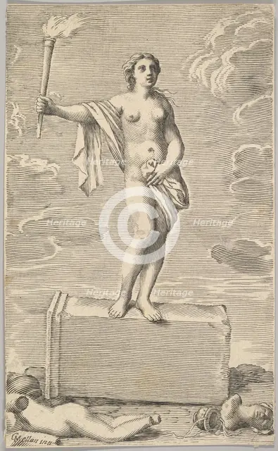 Feminine Figure. Creator: Claude Mellan.