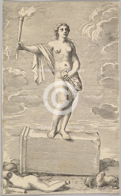 Feminine Figure. Creator: Claude Mellan.