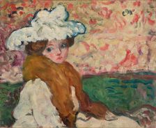 Femme à la charlotte, 1903. Creator: Valtat, Louis (1869-1952)