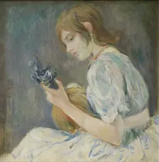 Femme à la Mandoline (Girl with Mandolin), 1889