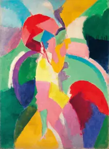 Femme à l'ombrelle ou La Parisienne, 1913