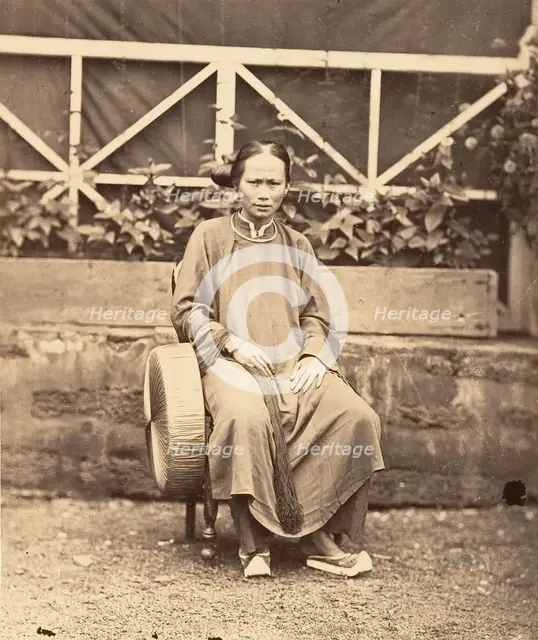 Femme Annamite, Saïgon, Cochinchine, 1866. Creator: Emile Gsell.