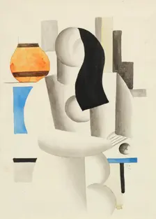 Femme attablée (Étude pour Le Grand déjeuner), 1921. Creator: Fernand Leger