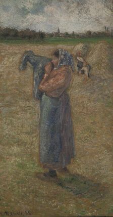 Femme aux champs , 1882. Creator: Pissarro, Camille (1830-1903)