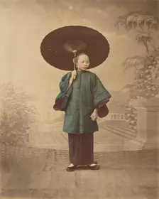 Femme de Canton, 1870s. Creator: Baron Raimund von Stillfried