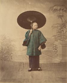 Femme de Canton, 1870s. Creator: Baron Raimund von Stillfried