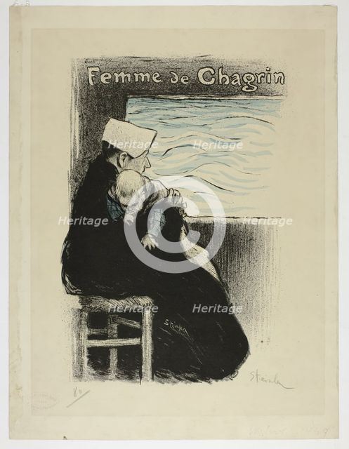 Femme de Chagrin, n.d. Creator: Theophile Alexandre Steinlen.