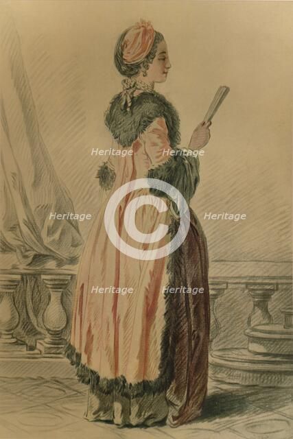 'Femme De Chambre Russe', (Russian maid), c1765-1790, (1913). Artist: Louis Marin Bonnet.