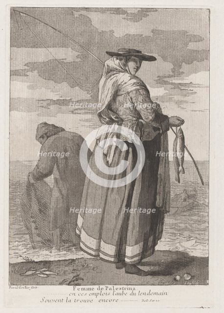 Femme de Palestrina (Woman from Pellestrina), 1775. Creator: Giovanni David.