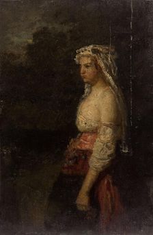 Femme du Trastevere. Creator: Felix Francois Georges Philibert Ziem
