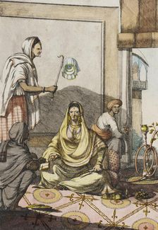 Femme en Grand Parure [Woman in Grand Attire], between 1808 and 1812. Creator: Balthazar Solvyns