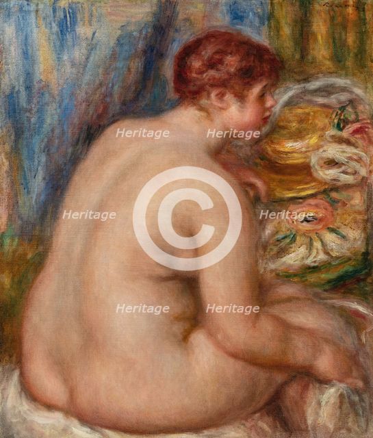 Femme nue assise, c1915. Creator: Pierre-Auguste Renoir.