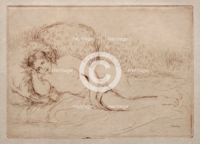 Femme nue couchée, 1906. Creator: Pierre-Auguste Renoir (French, 1841-1919).
