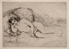 Femme nue couchée. Creator: Pierre-Auguste Renoir (French, 1841-1919)