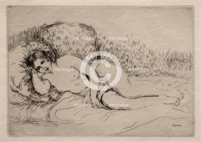Femme nue couchée. Creator: Pierre-Auguste Renoir (French, 1841-1919).