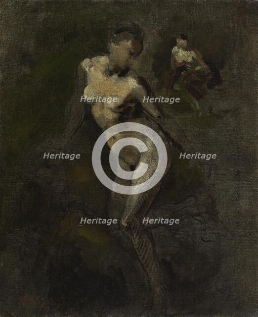 Femme nue (étude), c.1868. Creator: Jean-Baptiste Carpeaux.