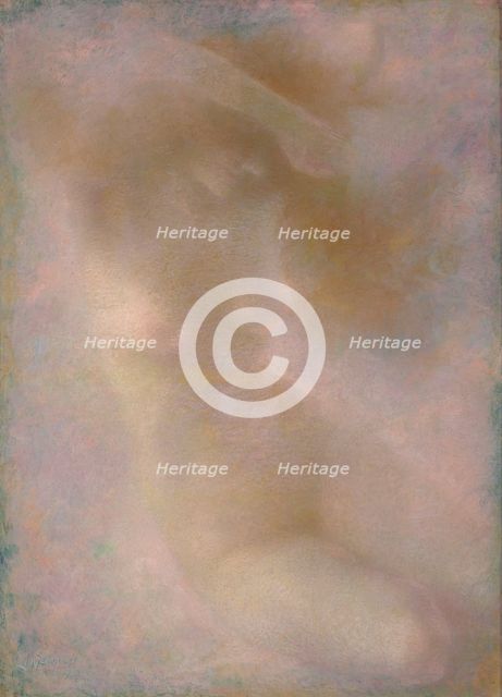 Femme nue, effet rose, 1917. Creator: Lévy-Dhurmer, Lucien (1865-1953).