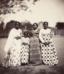 Femmes Betsimisaraka, Madagascar, 1863. Creator: Désiré Charnay