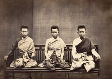 Femmes du Prince Phra-Kéo-Pha, 1866. Creator: Emile Gsell