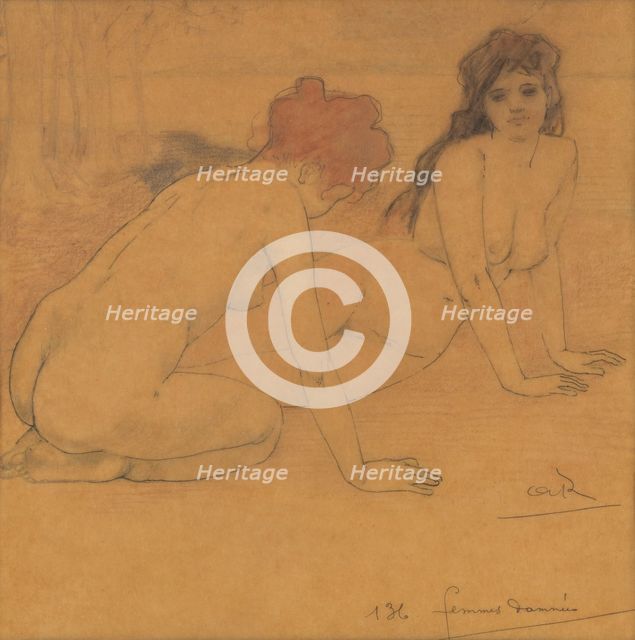 Femmes damnées (Damned Women), 1899. Creator: Rassenfosse, Armand (1862-1934).