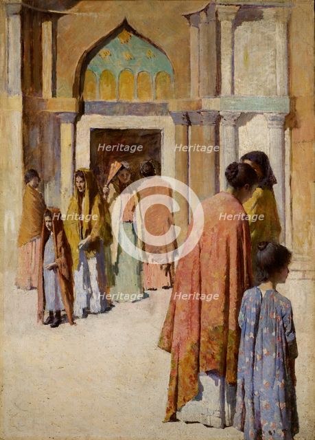 Femmes pres des Escaliers no. I, n.d. Creator: Frank Edwin Scott.