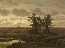 Fen in the Kempen, 1865. Creator: Jean Pierre François Lamoriniere