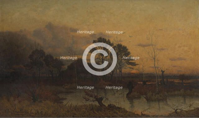 Fen in the Kempen, 1878. Creator: Alphonse Asselbergs.