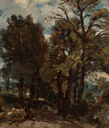 Fen Lane, East Bergholt, ca. 1811. Creator: John Constable
